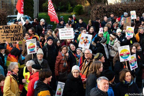 Demonstration Demokratie der Immanuel-Gemeinde