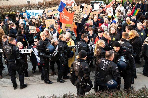 Demonstration Demokratie der Immanuel-Gemeinde